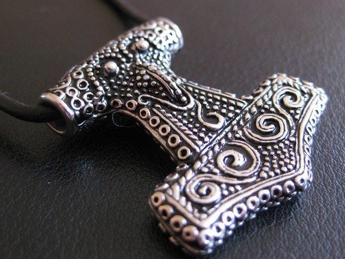Thors hammer edelstahl ketten - thors,