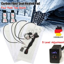 4 tlg Auto Sitzheizung Carbon