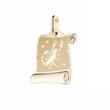 Goldanhänger Gelbgold Papyrus