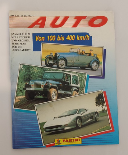 Panini stickeralbum auto - auto,