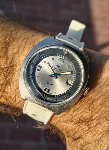 Vintage taucheruhr aquastar - vintage,