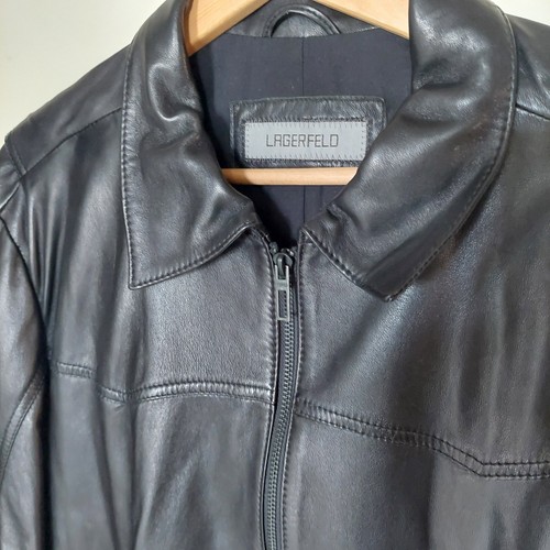 Karl lagerfeld lederjacke - karl,