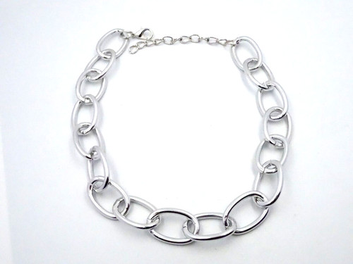 Halskette collier stahl - stahl, 42