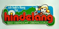 Souvenir-Aufkleber Hindelang