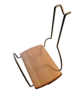 Ablage für Moll Schreibtisch in Buche massiv, Echtholz für Schultasche