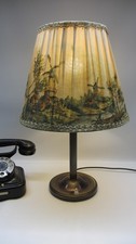Vintage Tischlampe Motiv
