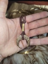 Keltischet Halbmond Anhänger | Bronze Wicca Gothic Schmuck | Handgefertigt