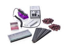 Profi Nagelfräse Set inklusive Zubehör 146 Teile Maniküre Pediküre Nagelfeile