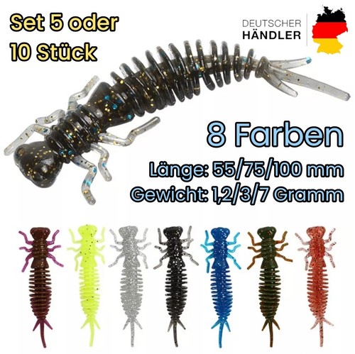 Gummiköder libellen larve jig - gummiköder,