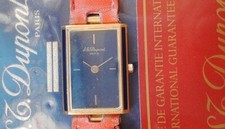S. T. DUPONT – Armband-Uhr – Rectangular m. Ferrari-Band