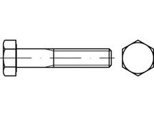 ISO 4014 8.8 galv. verz