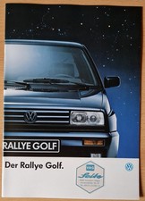 Prospekt VW Rallye Golf   -   Ausgabe Juni 1989