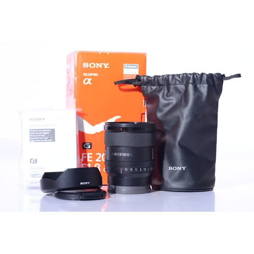 Sony 20mm 1 - 20mm, f/1.8