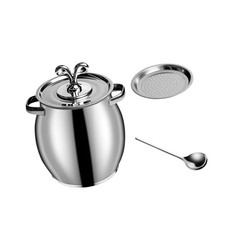 Edelstahl Fettbehälter