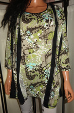 2Teiler Twin-Set Top mit