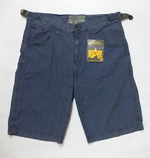 Alpha Industries Pace Short Rep. Blue Gr. 31 Cargo Pant Kurze Hose Bermuda Navy