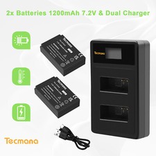 2x1200mAh Akku für Canon