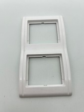 Drespa 7502 2-fach Rahmen für Steckdose Schalter Taster weiß