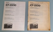 2x SONY ICF-2001D