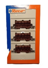 Eisenbahn Zubehör Roco 44094 Güterwagen Set 3tlg. Muldenkippwagen H0 OVP RAR
