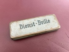 Wehrmacht Dienstbrille im Etui; Kanonier Möller Artillerie-Ersatz-Abteilung 90