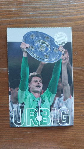 Jonas urbig autogrammkarte mit - jonas,