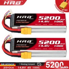 2Stück HRB 14,8V 5200mAh 4S