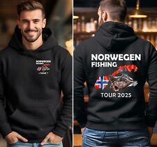 Kapuzenpullover Norwegenangeln Norwegen Norge Fishing Heilbutt Angeln Sweatshirt
