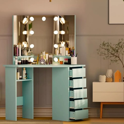 Led schminktisch ecke - schminktisch,
