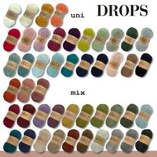 Drops 3 x 50 g Alpaca Alpaka Wolle Garn Häkeln Stricken weich 47 Farben