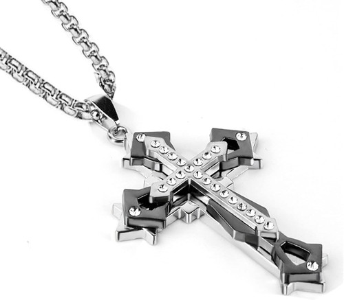Kreuz anhänger halskette - kreuz,