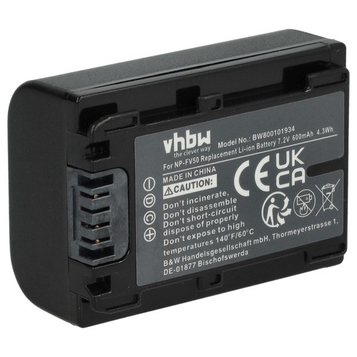 Akku für sony hdr cx130e - sony, hdr-cx130e