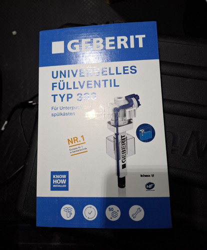 Geberit füllventil typ 383 - geberit,