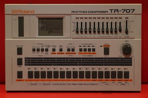 Vintage roland 707 analog - roland, tr-707