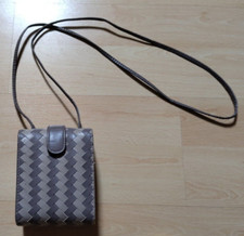 Kleine Handtaschen Damen Vintage grau gemustert