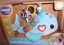 vtech baby Musik Plüschwal Plüschtier Lieder Geräusche Meerestier Kuscheltier