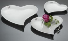 Porzellan Herzteller - Sandra