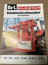 Prospekt BVL Silostar Siloblockschneider Werbung Brochüre Traktor Schlepper V
