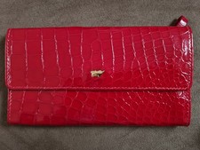 Braun Büffel Geldbörse Mod. Verona rot Portemonnaie NEU Kroko-Look Damen