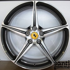 1 Felge Ferrari 458 10,5 X 20" Original Neu Anthrazit Diamantiert 255226