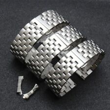 Edelstahl Uhrenarmband Armband für IWC Serie mit Flach- und Bogenhalterung