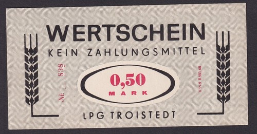 Pfennig banknote ddr - 50,