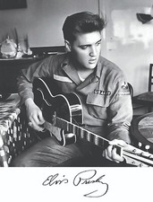 ELVIS PRESLEY,  Autogramm/Autograph 10x15 cm Photo,  PORTOFREI