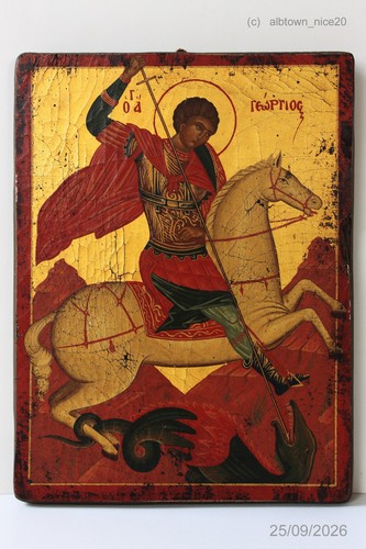 Heiliger georg ikone athen - georg,
