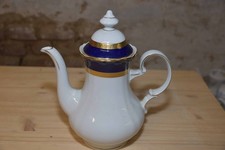 Kaffeekanne von Winterling, Farbe : weiß, H=27cm, Echt Kobalt Scharffeuer