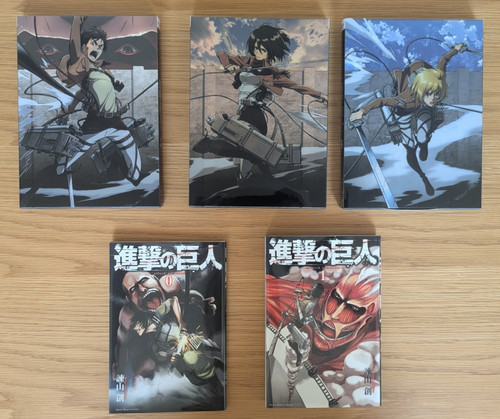 Attack titan blu rays - attack,