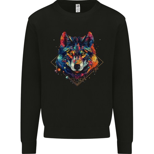Awdis geometric wolf - wolf, herren