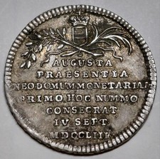 RDR Silber-Jeton 1753 Neue Münze Wien Maria Theresia