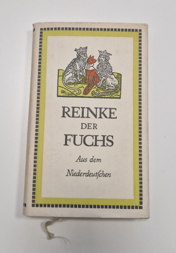 Buch reinke der fuchs - -, aus