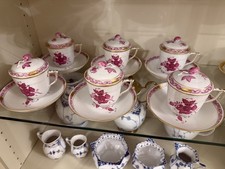 6 x Herend Apponyi Pink